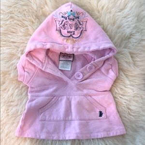 Juicy Couture hooded baby top